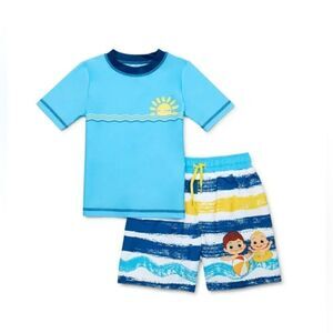 NWT … COCOMELON “Size: 12 Months” 2 Piece Swim Set